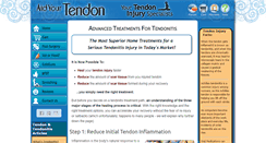 Desktop Screenshot of aidyourtendon.com